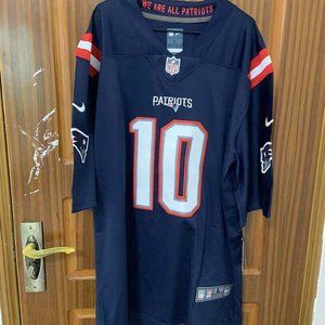 Mac Jones New England Patriots Nike Blue 10# Jersey